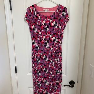 BODEN 4L lightweight ruched dress